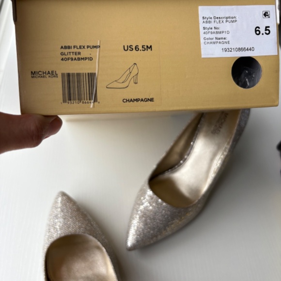 NIB Michael Kors Abbi Flex Pump Glitter, 6.5 - Picture 6 of 6